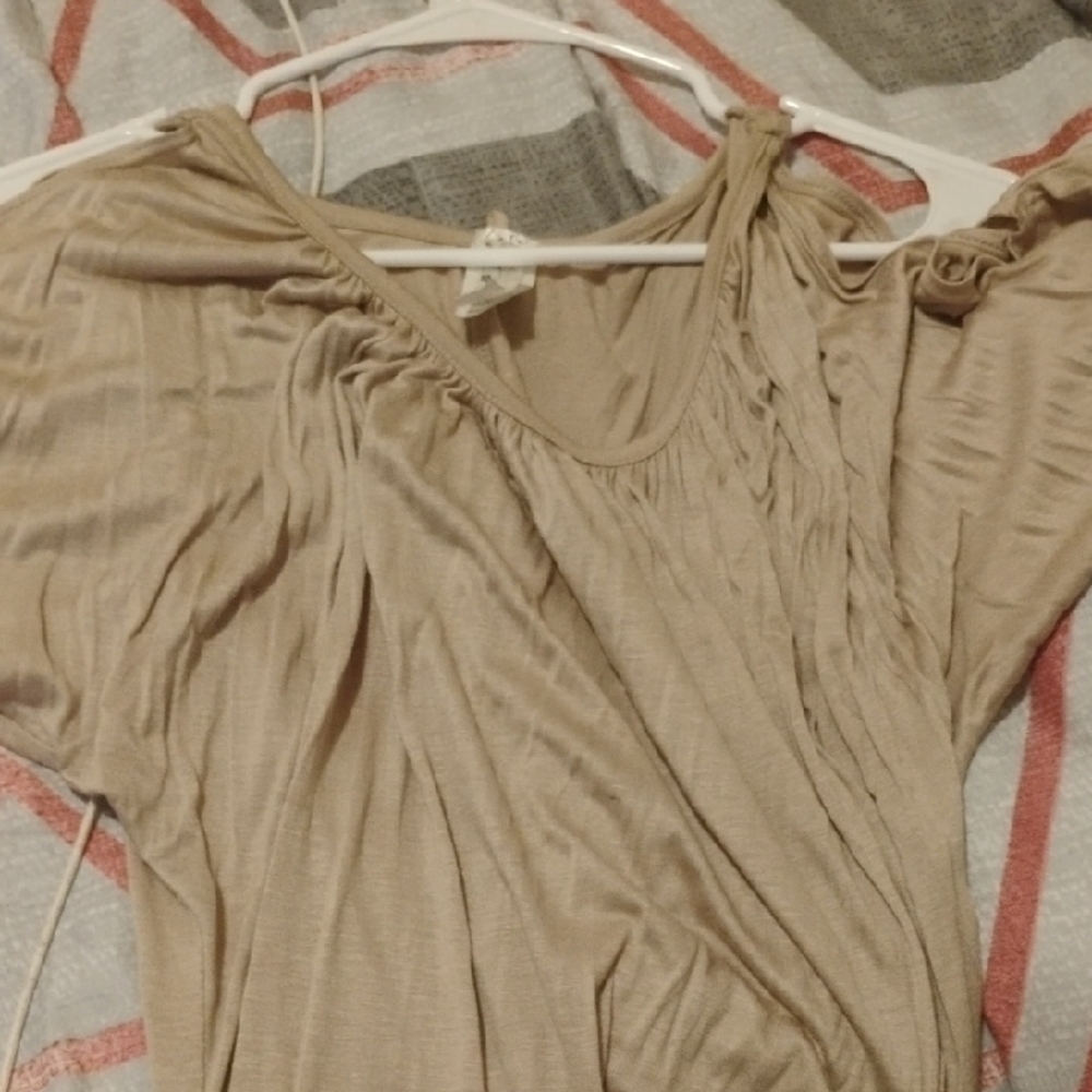 Elegant Tan Women's Top